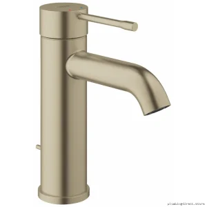 Grohe 23592ENA Essence S-Size Single-Hole Faucet in Brushed Nickel - Modern Bathroom Design