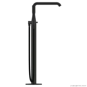 Grohe Essence Free Standing Tub Filler – Matte Black (Model 234912431) with Handheld Shower