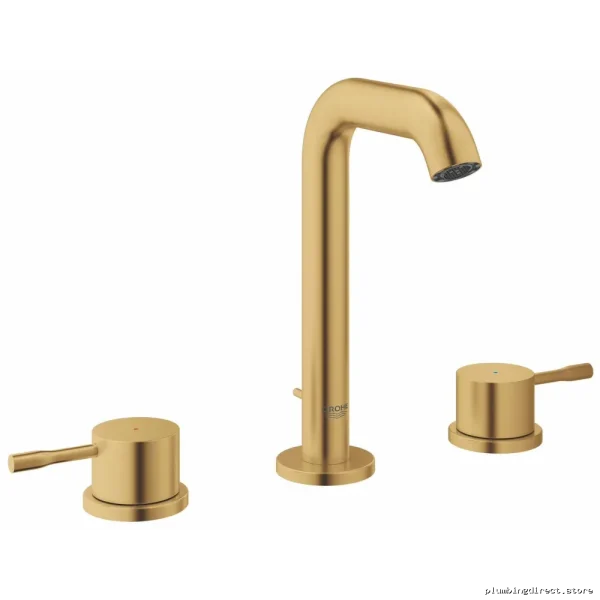 Grohe Essence Widespread Bathroom Faucet - Brushed Cool Sunrise Finish - Image 3
