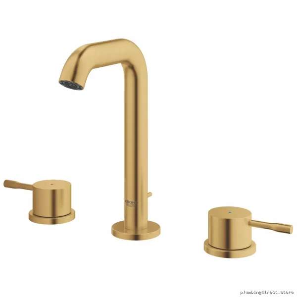 Grohe Essence Widespread Bathroom Faucet - Brushed Cool Sunrise Finish - Image 5