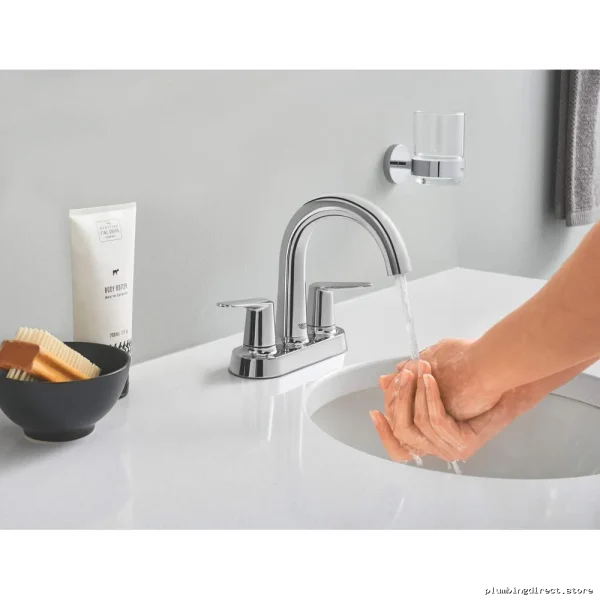 Grohe Essentials 8 Chrome Towel Ring - Modern Bathroom Accessory 40365001