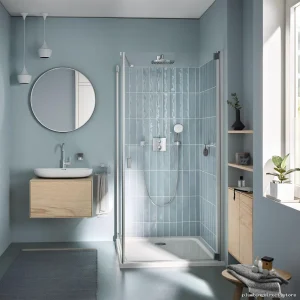 Grohe Essentials Cube 24 Inch Chrome Wall Towel Bar
