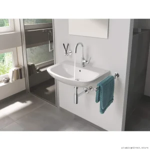 Grohe Essentials Glass Tumbler – Modern Sleek Chrome Design