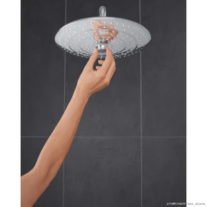 Grohe Euphoria 260 Rainshower Head - 3 Spray Settings, Chrome Finish