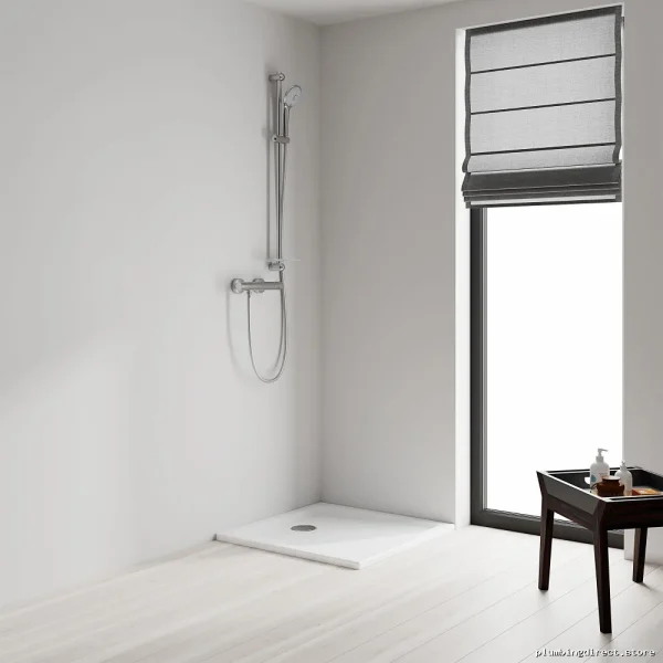 Grohe Euphoria 36 Chrome Shower Slide Bar - Adjustable & Durable Design