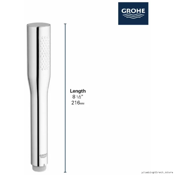 Grohe Euphoria Cosmopolitan Chrome Hand Shower – Sleek Single Function Design Model #2... - Image 2