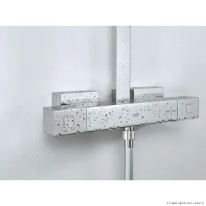 Grohe Euphoria Cube Thermostatic Shower with Chrome Finish