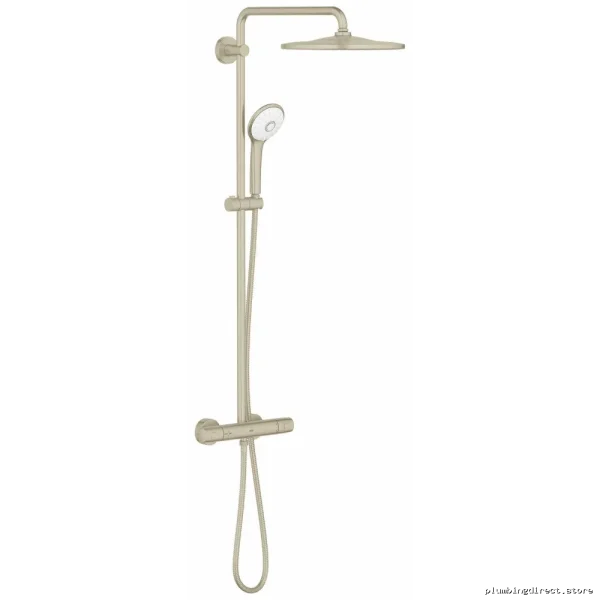 Grohe Euphoria Thermostatic Shower System Brushed Nickel 310 Cooltouch - Image 2
