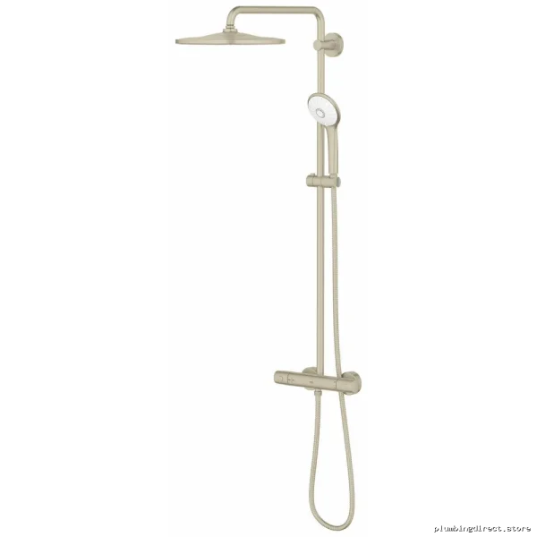Grohe Euphoria Thermostatic Shower System Brushed Nickel 310 Cooltouch - Image 3