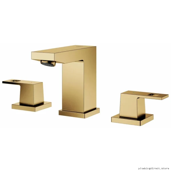 Eurocube Cool Sunrise Brushed Widespread Bathroom Faucet | Grohe Model 20370GNA - Image 2