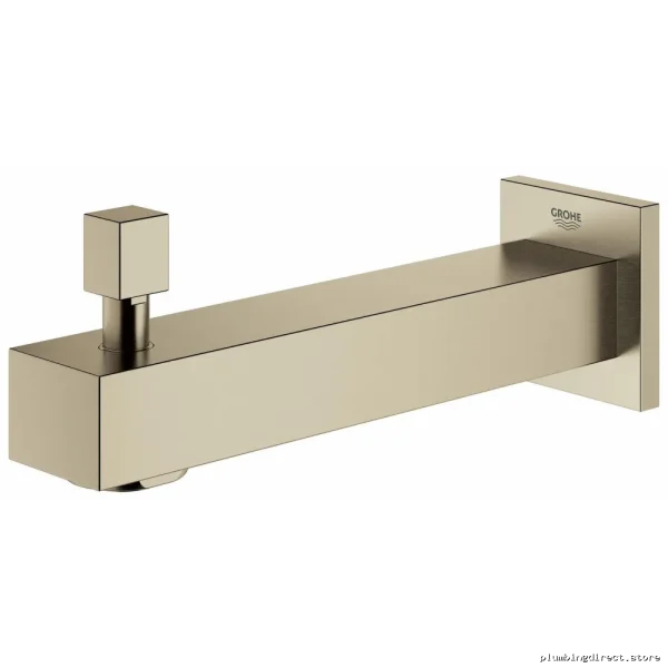 Grohe Eurocube Tub Spout with Diverter | Brushed Nickel 13307EN0 - Image 3