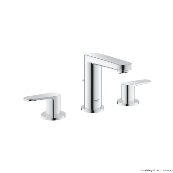 Grohe Europlus Widespread Bathroom Faucet - Chrome 2030200A with Modern Design