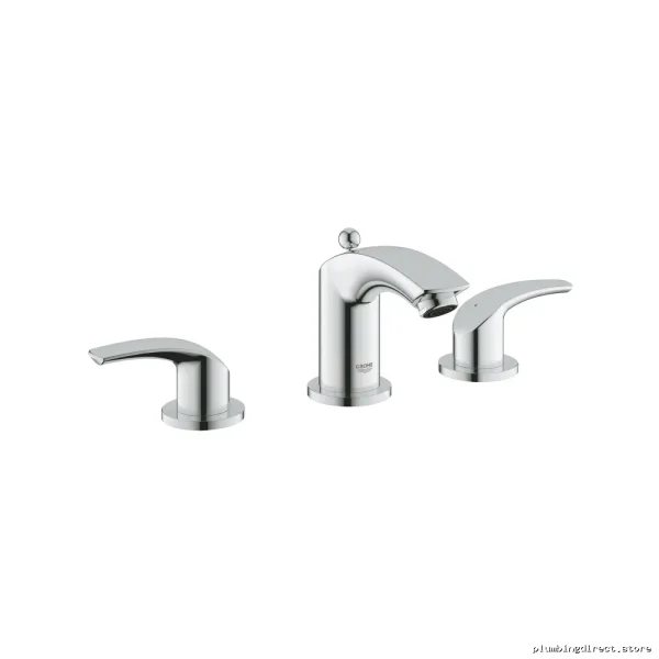 Modern Chrome Widespread Bathroom Faucet – Eurosmart 2029400A by Grohe