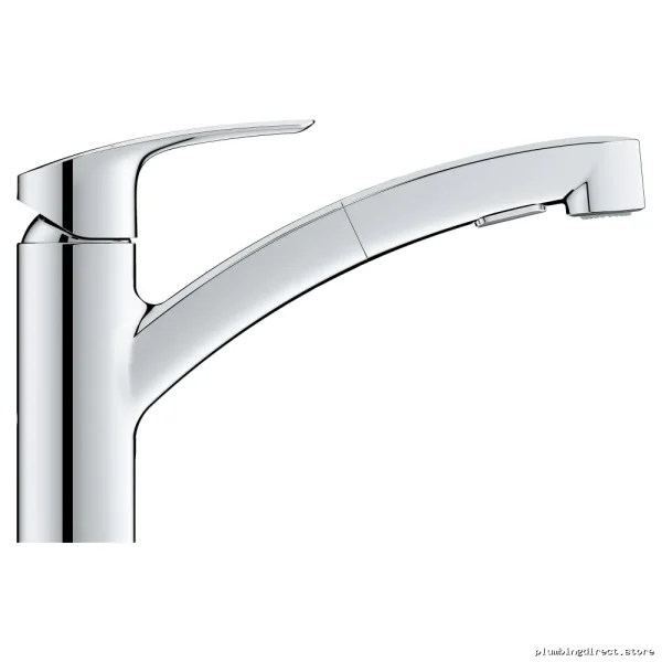 Grohe Chrome Pull-Out Spray Kitchen Faucet Eurosmart Model 30306001 - Image 2