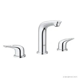 Grohe Modern EuroStyle Chrome Widespread Bathroom Faucet
