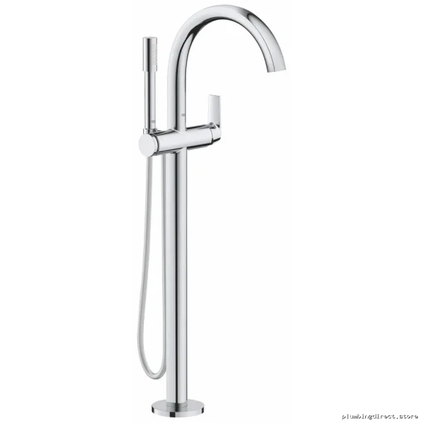 Freestanding Tub Faucet Trim w/ Hand Shower - Chrome Finish Grohe 29302000 - Image 3
