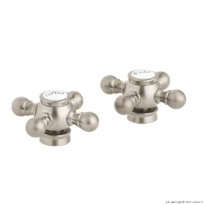 Grohe 18733EN0 Geneva Cross Handles Set - Brushed Nickel Modern Design