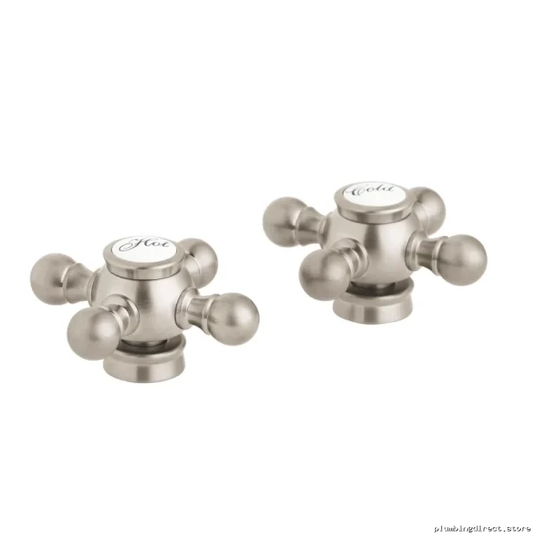 Grohe 18733EN0 Geneva Cross Handles Set - Brushed Nickel Modern Design