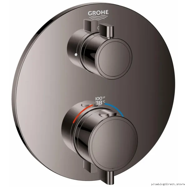 Grohe Geotherm 24107A00 Hard Graphite Thermostatic Valve for Precise Control - Image 2
