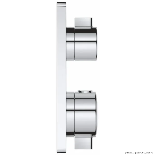 Grohe Geotherm Thermostatic Valve Trim - Brushed Cool Sunrise Finish Model 24110GN0