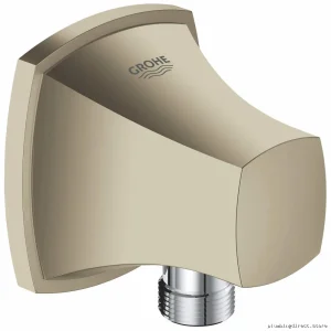 Grohe Grandera Brushed Nickel Elbow Fitting - Premium Bathroom Supply 27971EN0