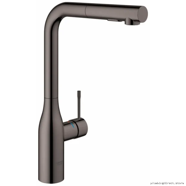 Grohe Pull-Out Spray Kitchen Faucet in Graphite Finish - Durable Design - Image 3