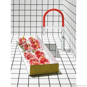 Grohe Red Replacement Spout for GrohFlexx 30295 Faucet - Model 30321DG0