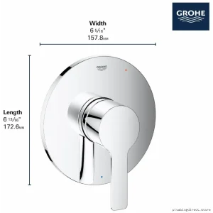 Grohe Hard Graphite Linear Pressure Balance Valve Trim 29330A00