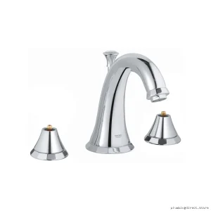 Kensington Single-Handle Widespread Chrome Bathroom Faucet - Grohe