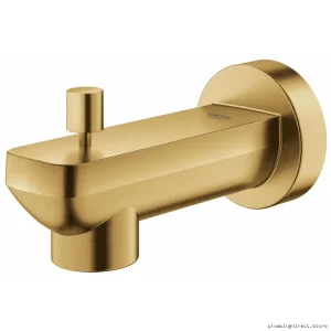 Grohe Linear Tub Spout Diverter Included Brushed Cool Sunrise Finish