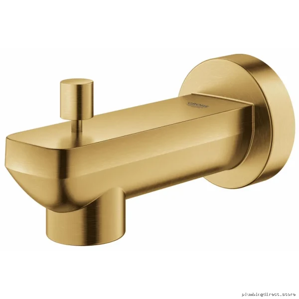 Grohe Linear Tub Spout Diverter Included Brushed Cool Sunrise Finish