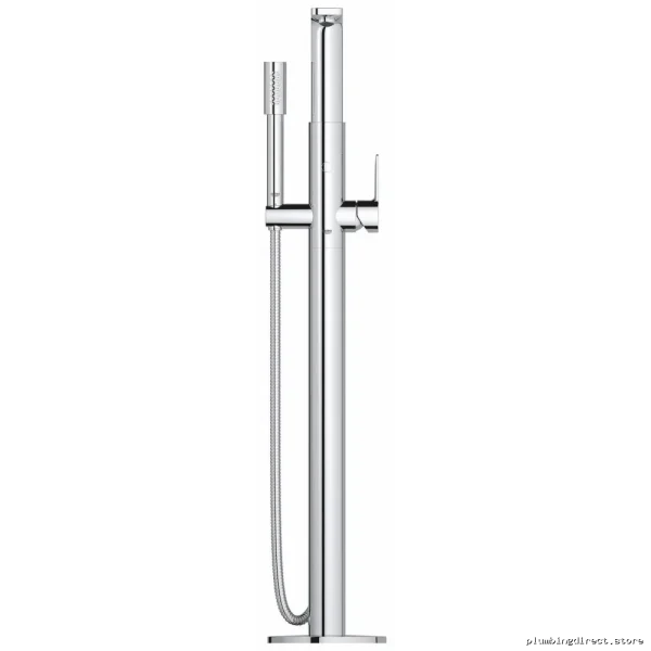 Grohe Lineare Freestanding Tub Faucet Kit with Chrome Finish and High-Pressure Hand Shower - 23792001 - Image 4