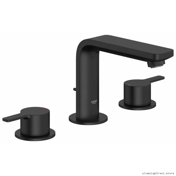Grohe Lineare Matte Black Widespread Bathroom Faucet - Image 3