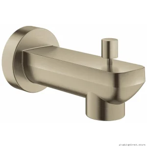 Grohe Lineare Tub Spout with Diverter, Brushed Nickel Finish