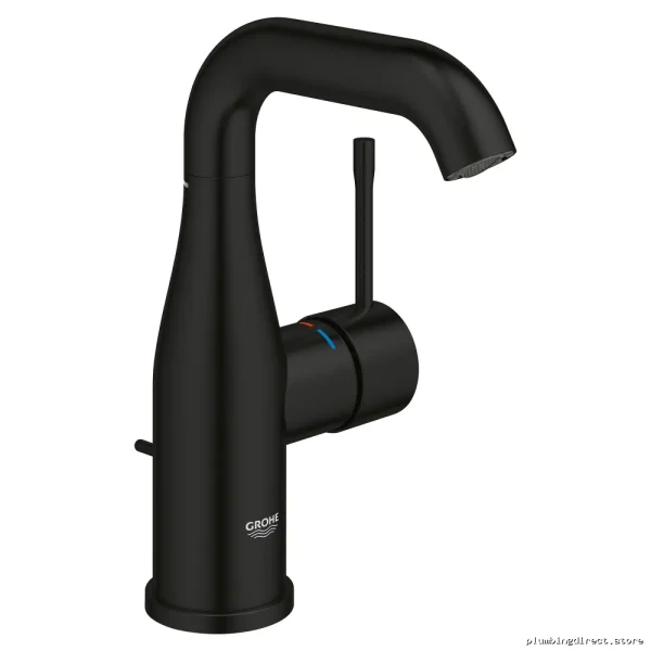 Grohe Modern Single-Hole Bath Faucet in Matte Black Finish - Image 3