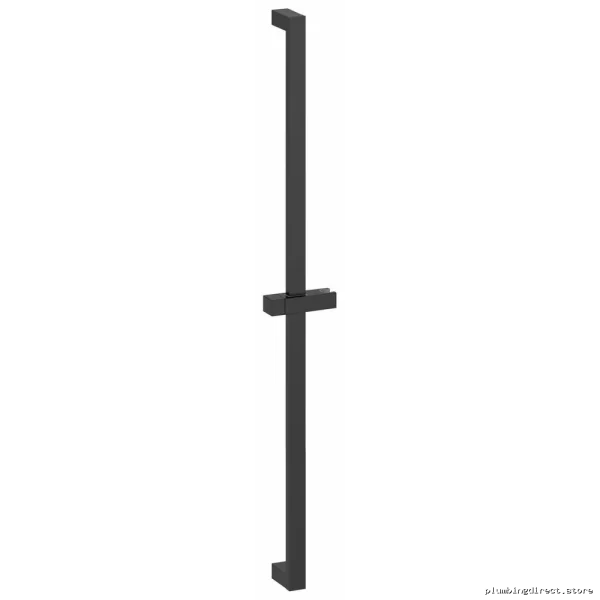 Matte Black Modern Shower Slide Rail - Euphoria Cube 36 by Grohe - Image 2
