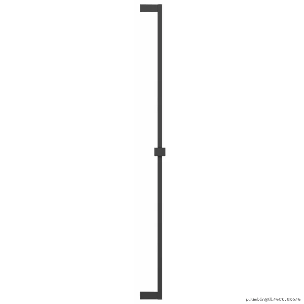 Matte Black Modern Shower Slide Rail - Euphoria Cube 36 by Grohe - Image 3