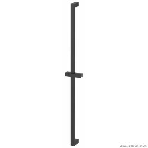 Matte Black Modern Shower Slide Rail - Euphoria Cube 36 by Grohe