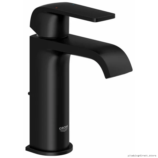 Grohe Matte Black Single Hole Bathroom Sink Faucet 238682430