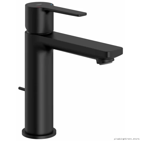 Grohe Matte Black Single Hole Bathroom Faucet Modern Design 23794243A - Image 3