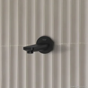 Grohe Matte Black Tub Spout - Modern Linear Design 133812431