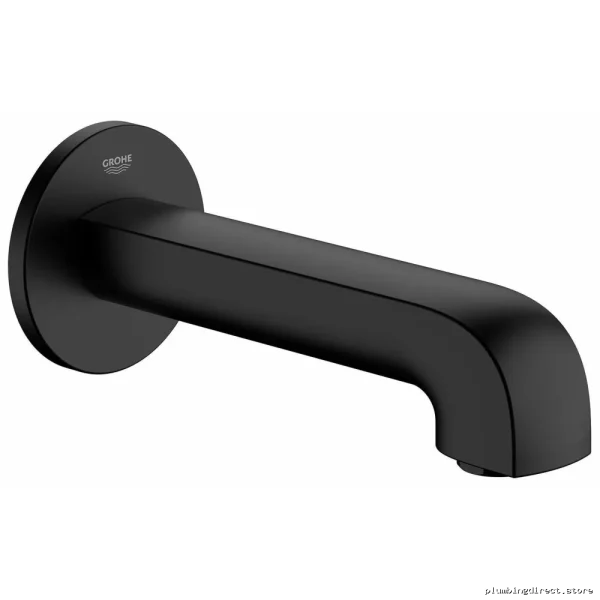 Grohe Sleek Defined Tub Spout - Matte Black - Image 2