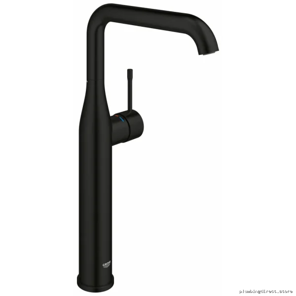 Grohe Matte Black Bathroom Vessel Sink Faucet - Modern Sleek Design 235382431 - Image 4