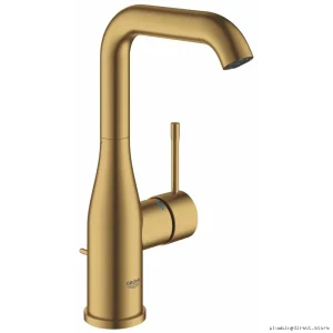 Grohe 23486GNA Modern Single-Hole Bathroom Faucet - Brushed Cool Sunrise Finish