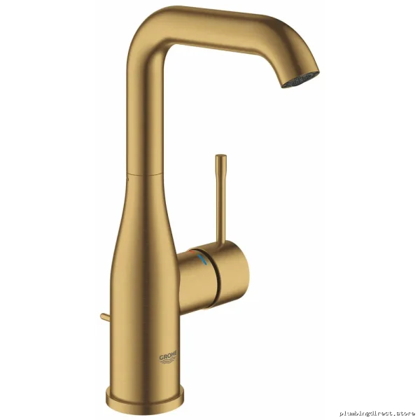 Grohe 23486GNA Modern Single-Hole Bathroom Faucet - Brushed Cool Sunrise Finish