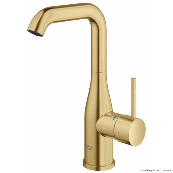 Grohe 23486GNA Modern Single-Hole Bathroom Faucet - Brushed Cool Sunrise Finish - Image 4