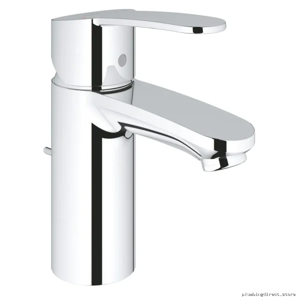 Grohe Modern Euro-Chrome Single Hole Bathroom Faucet