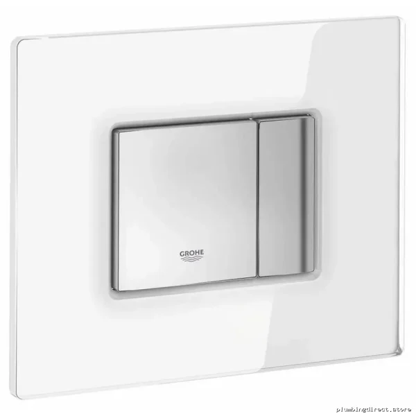 Grohe Moon White Acrylic Cosmopolitan Wall Actuator Plate 38845LS0 - Image 3