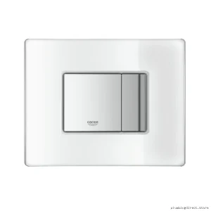Grohe Moon White Acrylic Cosmopolitan Wall Actuator Plate 38845LS0