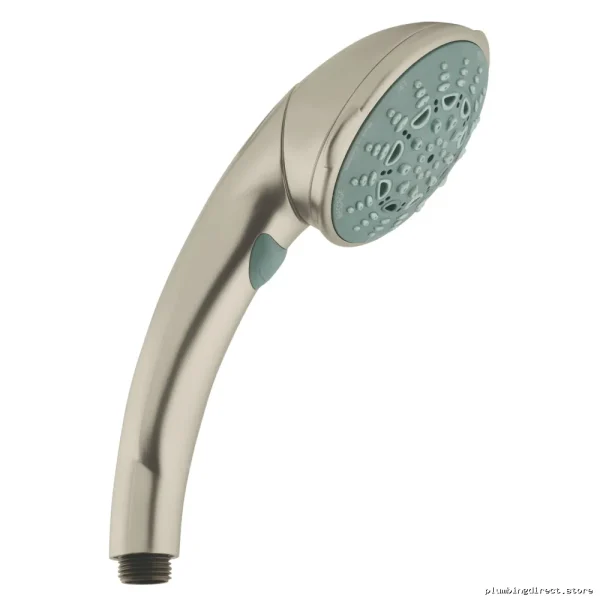 Grohe Movario 100 5-Function Brushed Nickel Handheld Showerhead
